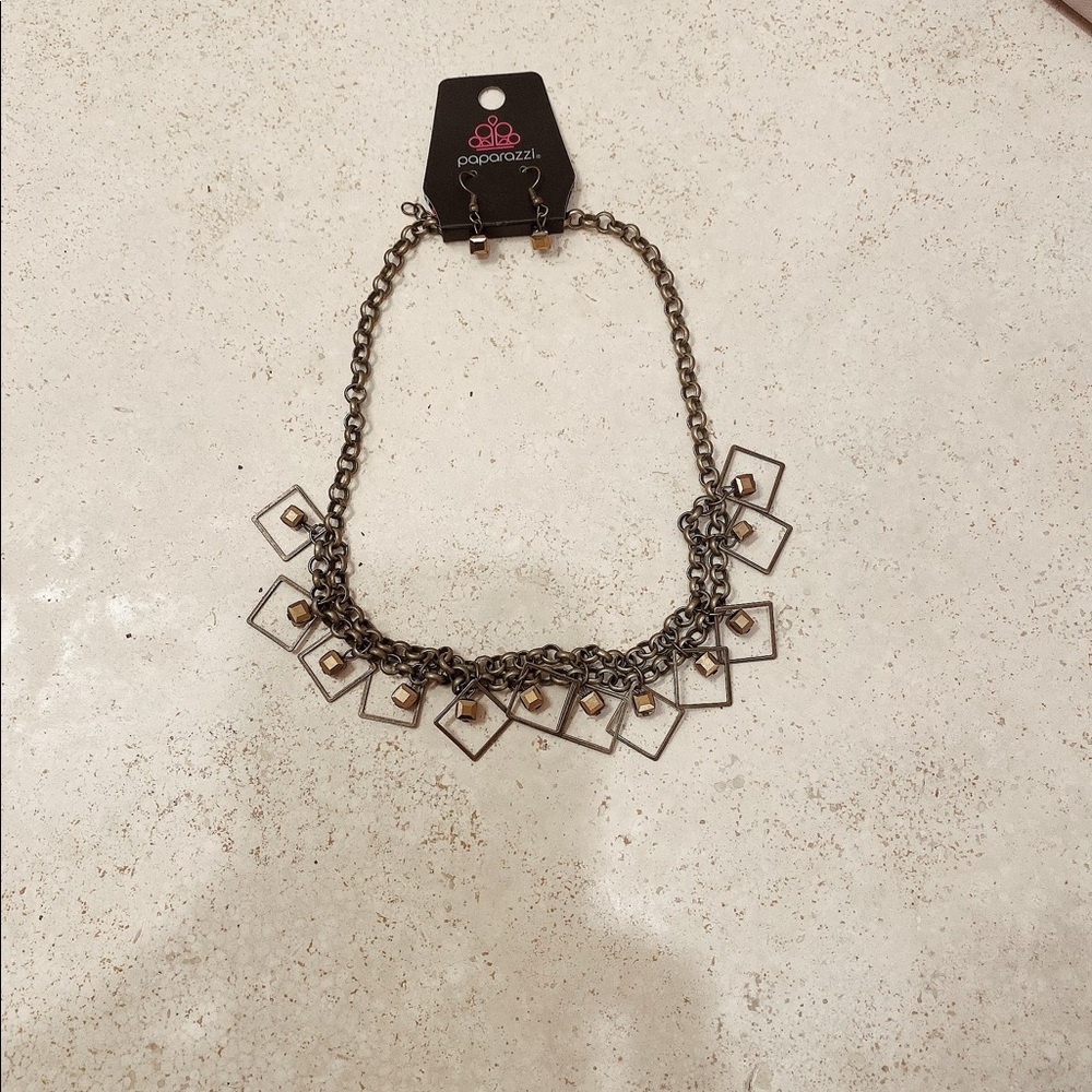 Necklace and earrings set with matching ring